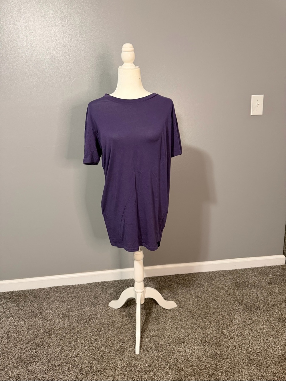 Victoria's Secret Short Sleeve Sleep Shirt - Deep Purple